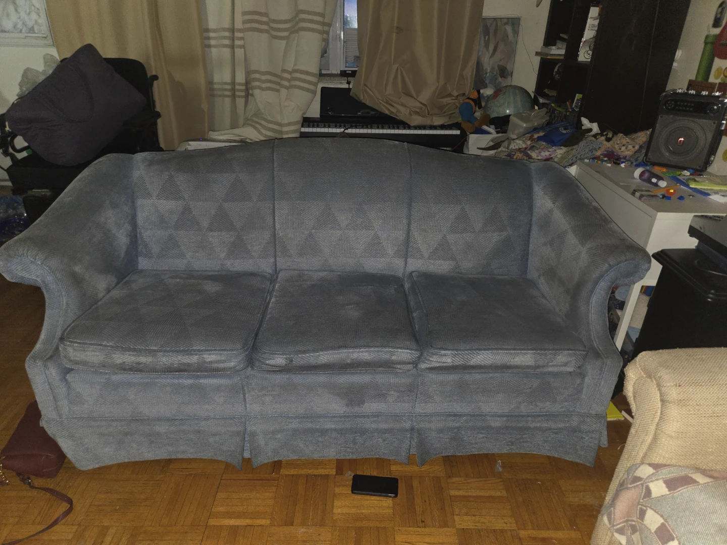 Grey Fabric Sofa - photo 4