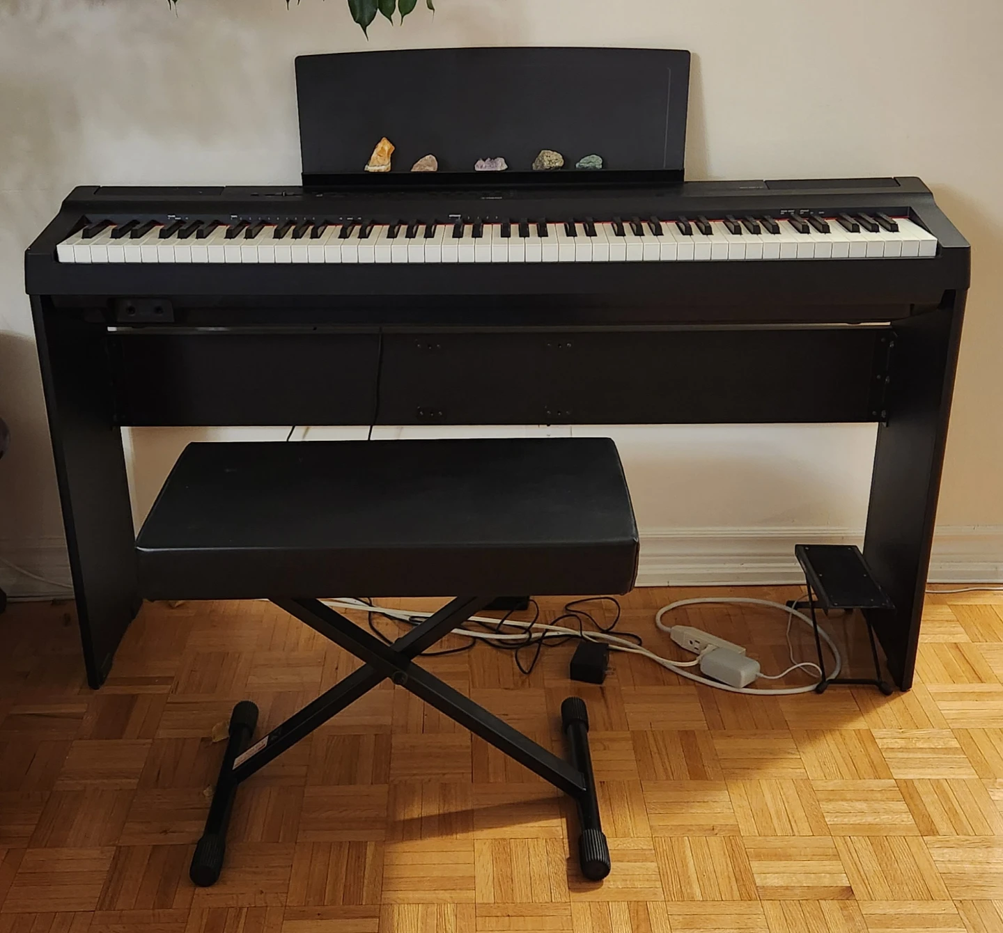 Yamaha Digital Piano P-125, with Stand and Bench