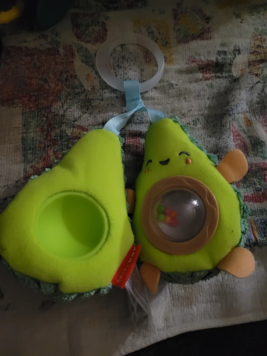 Skip Hop Farmstand Avocado Stroller Toy.