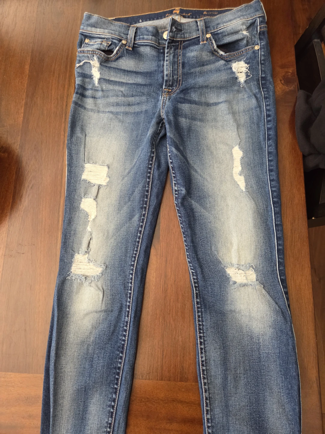 7 For All Mankind The Ankle Skinny Jeans