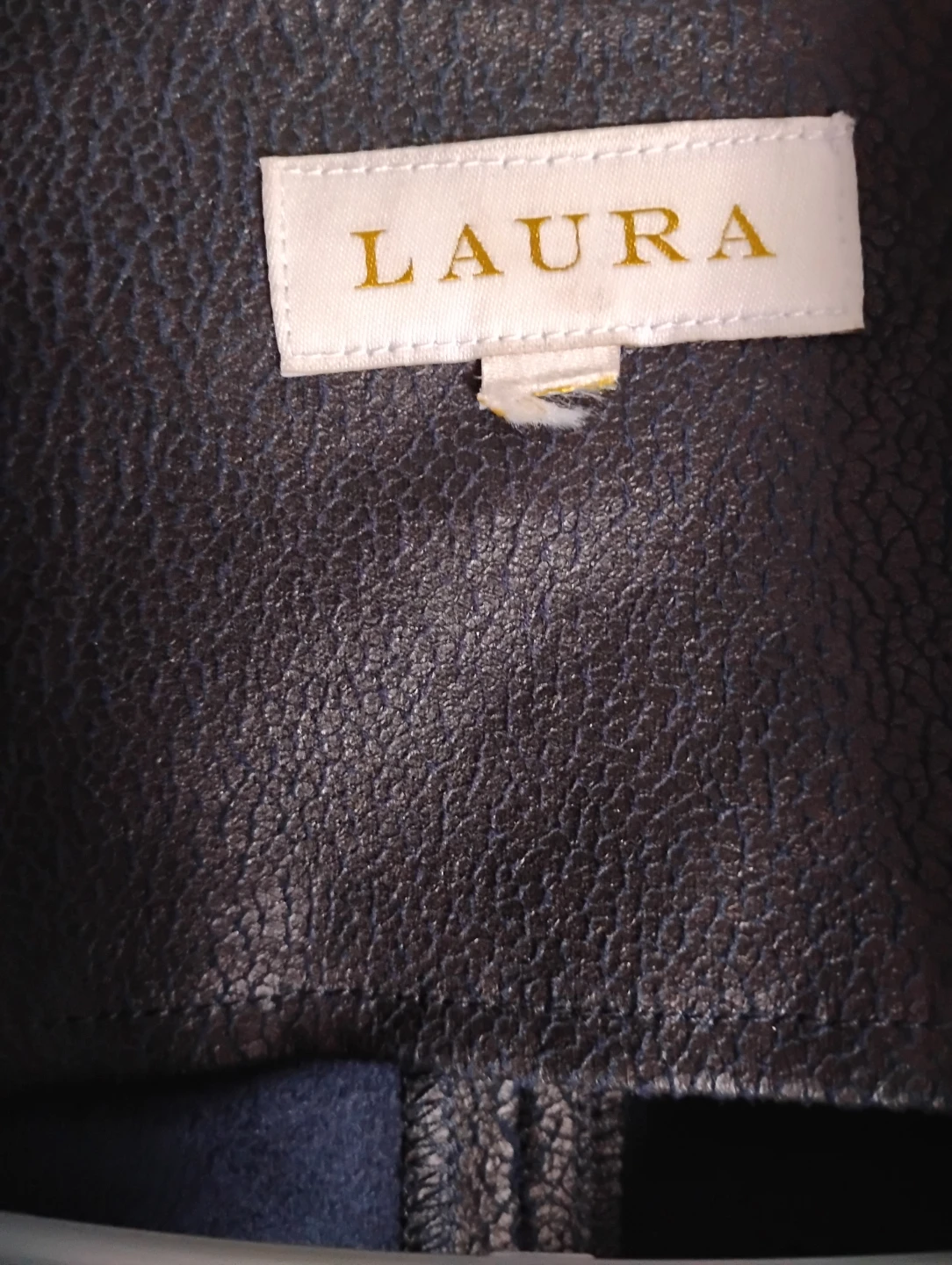 Laura Black Faux Leather Biker Jacket - photo 4