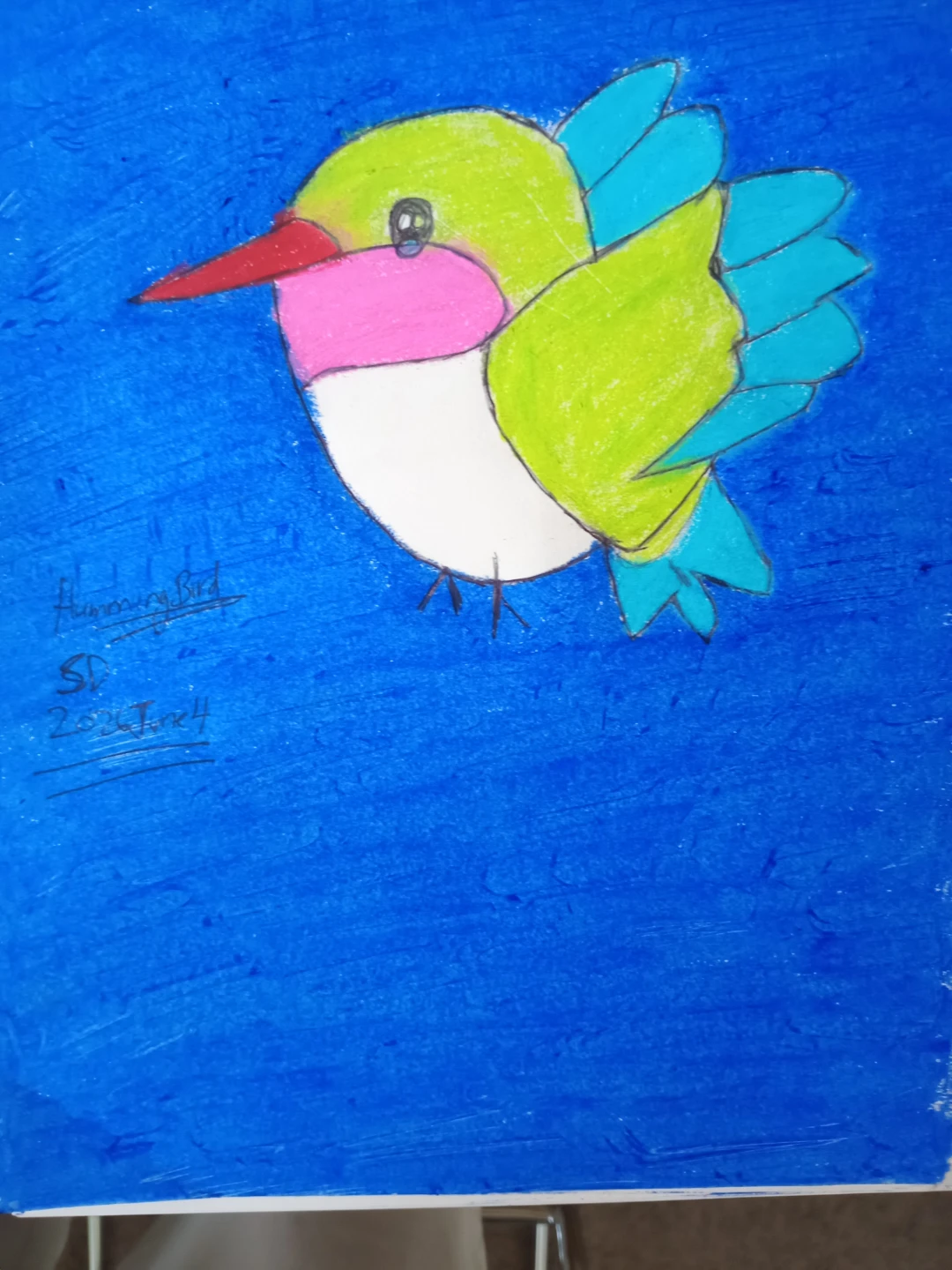 Hummingbird Drawing Illustration by Custom Artist - photo 2