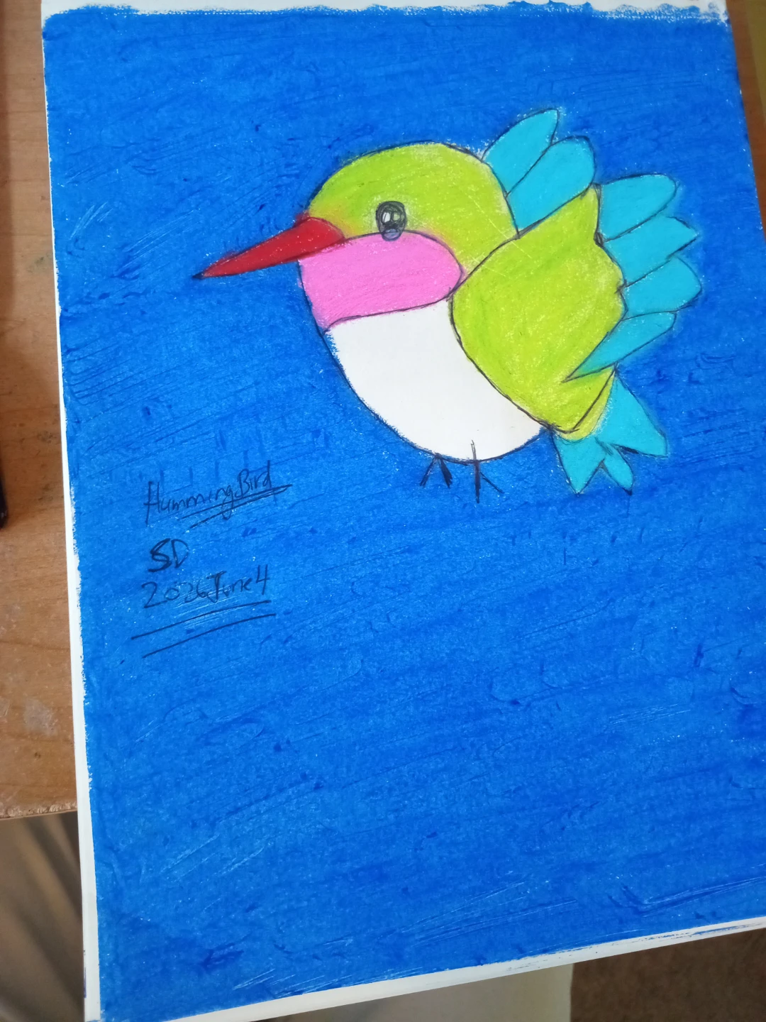 Hummingbird Drawing Illustration by Custom Artist - photo 4