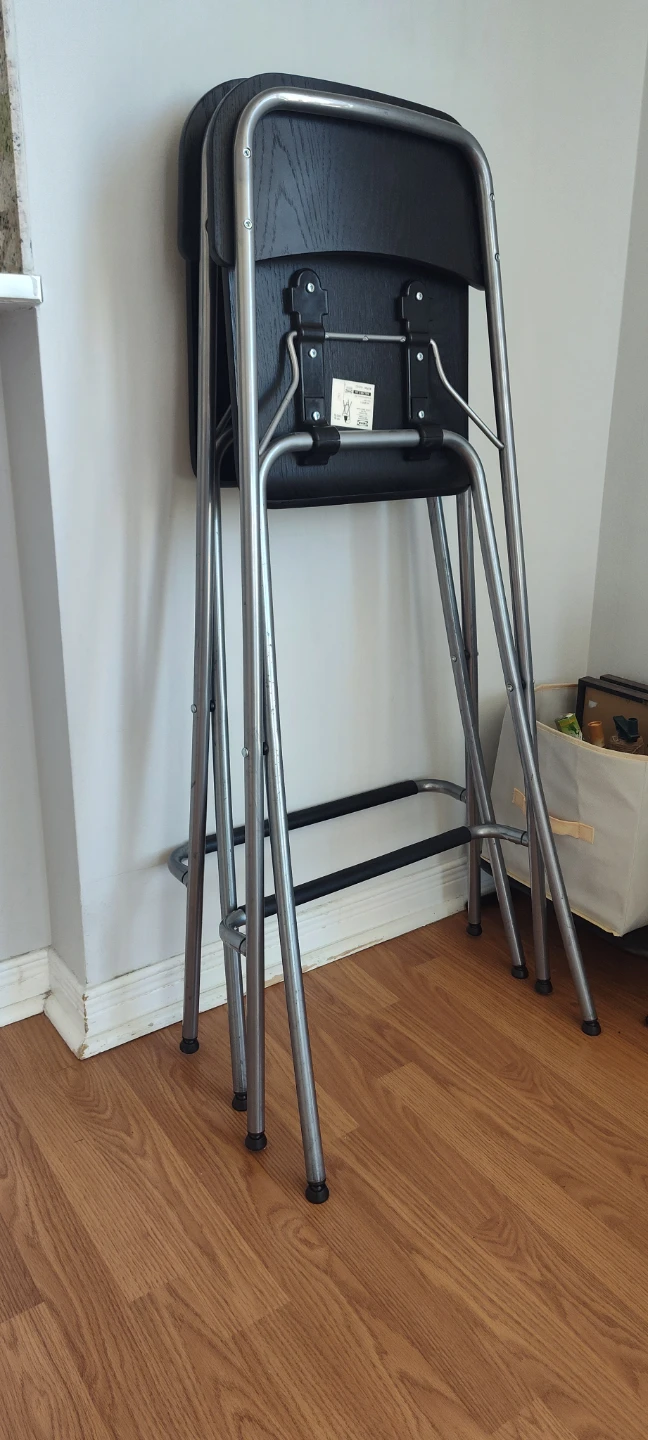 IKEA FRANKLIN Foldable Bar Stools - Set of 2 - photo 4