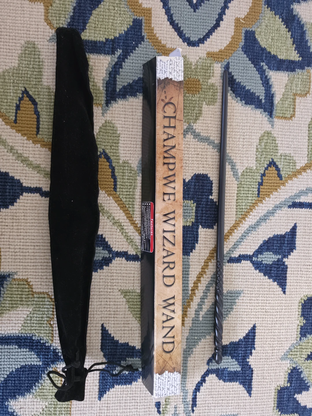 Champwe Wizard Wand with Black Pouch