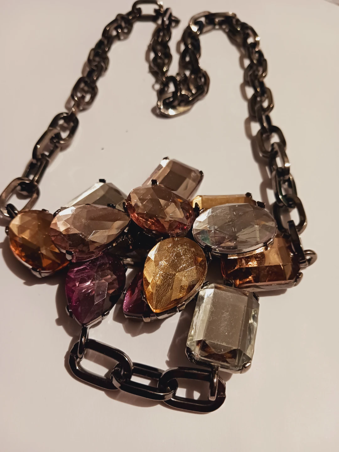 Chunky Gemstone Statement Necklace - photo 3