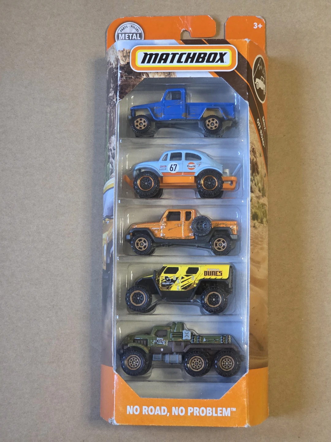 Matchbox "No Road, No Problem" 5-Pack - Sealed