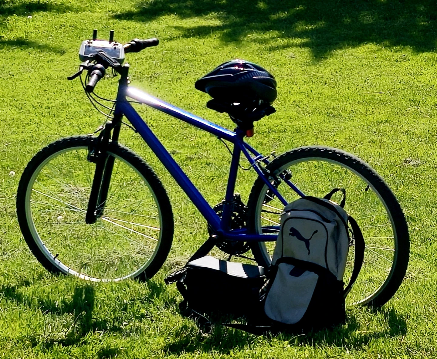 Blue Huffy Mountain Bike - No stickers - photo 2