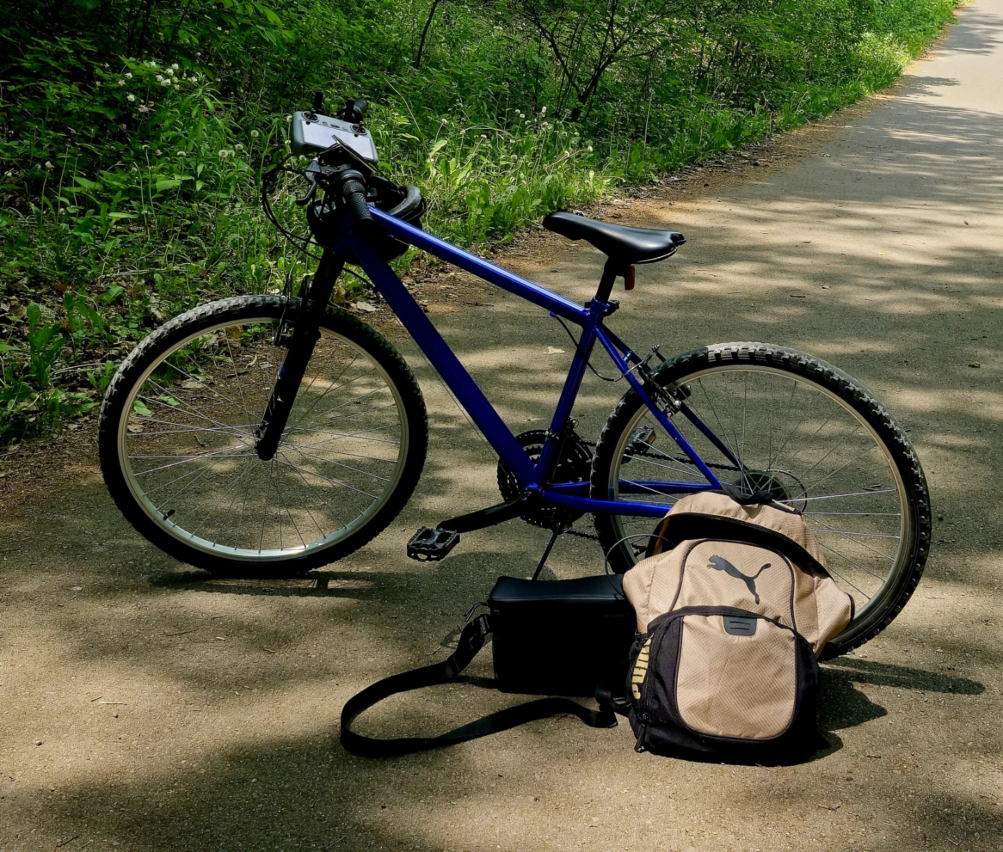 Blue Huffy Mountain Bike - No stickers - photo 3