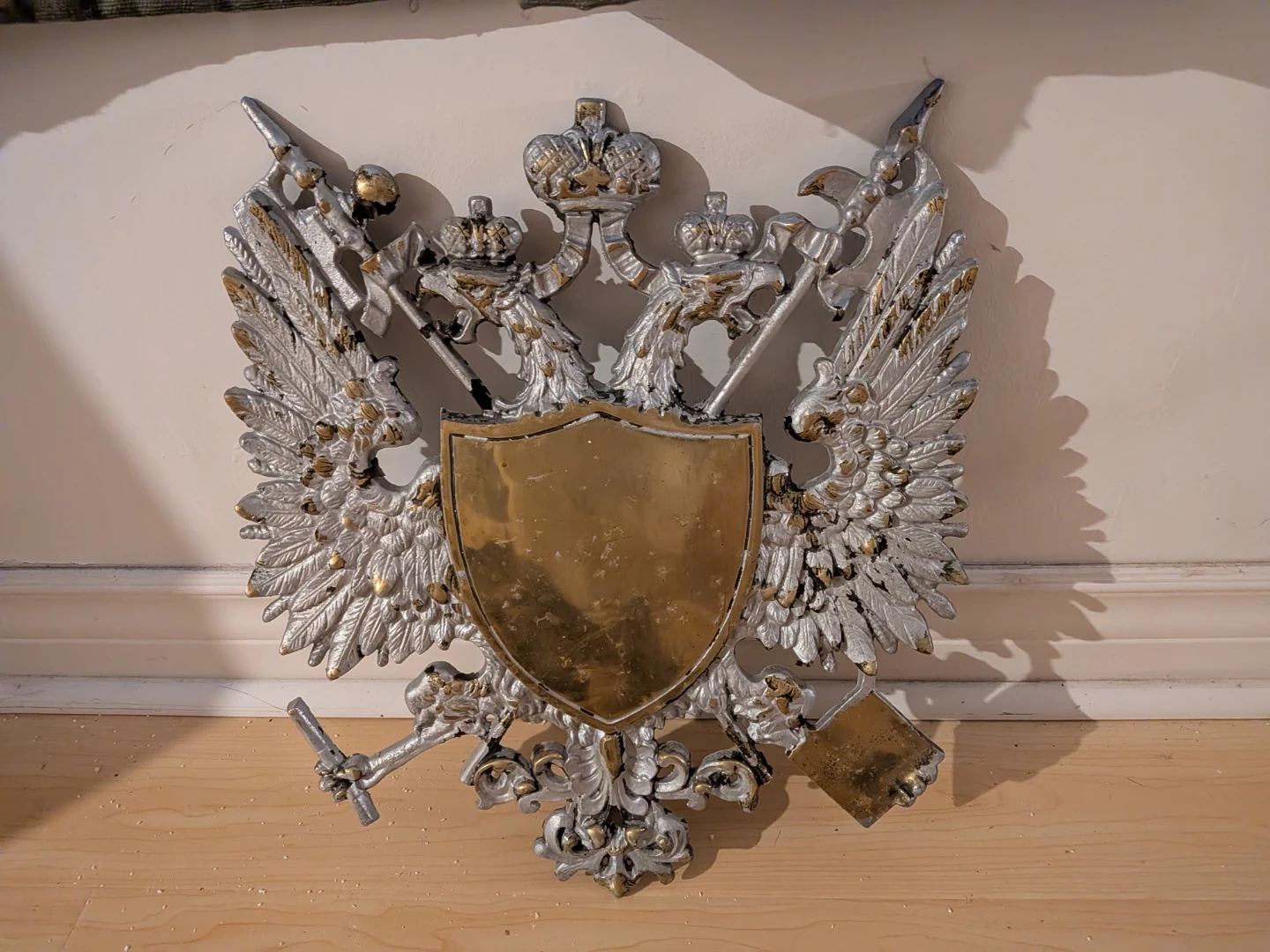 Ornate Double-Headed Eagle Wall Decor