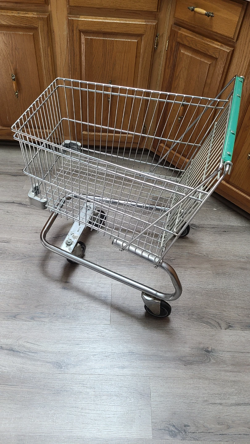 Child Size Metal Shopping Cart