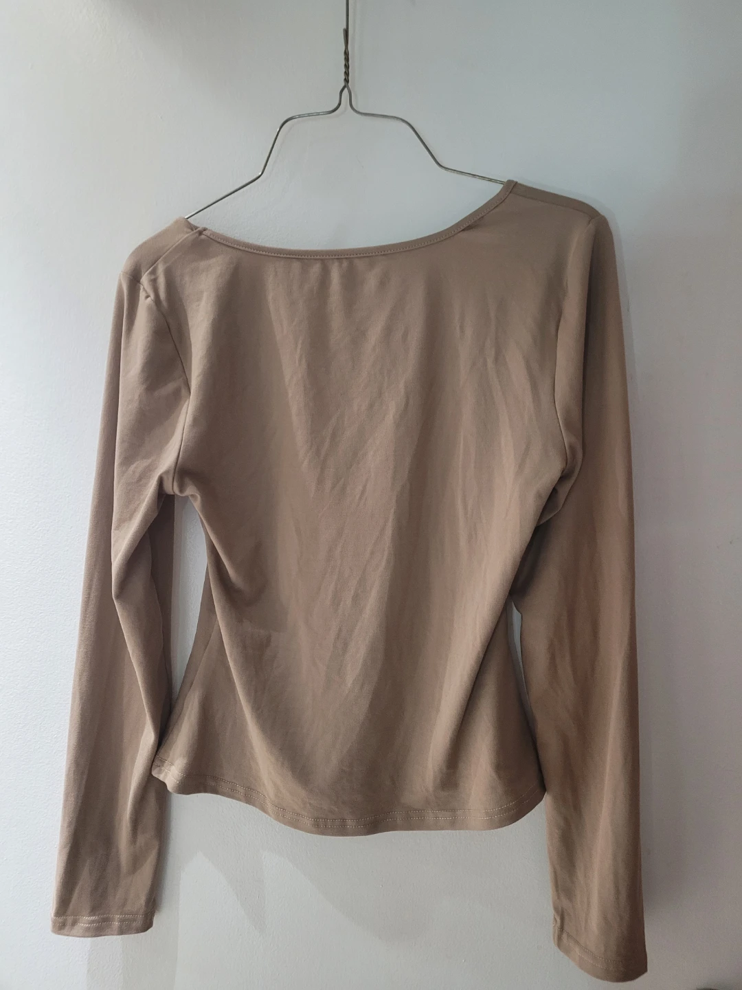 Long Sleeve Square Neck Top - photo 2