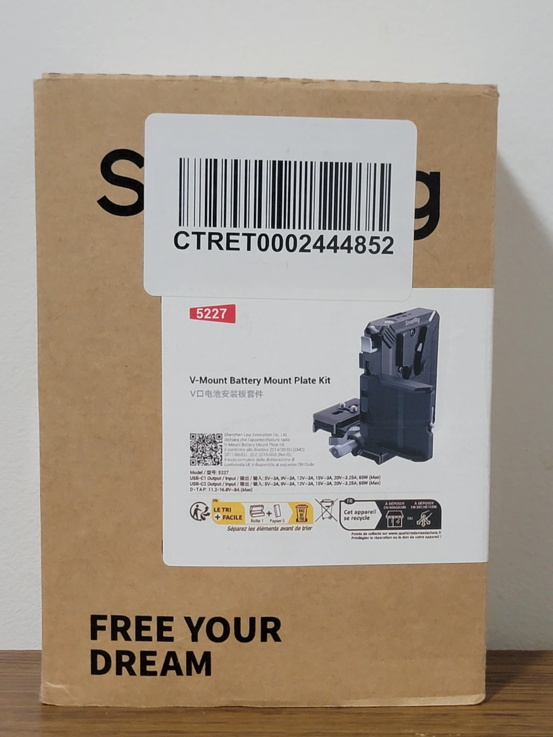 Smallrig v mount kit