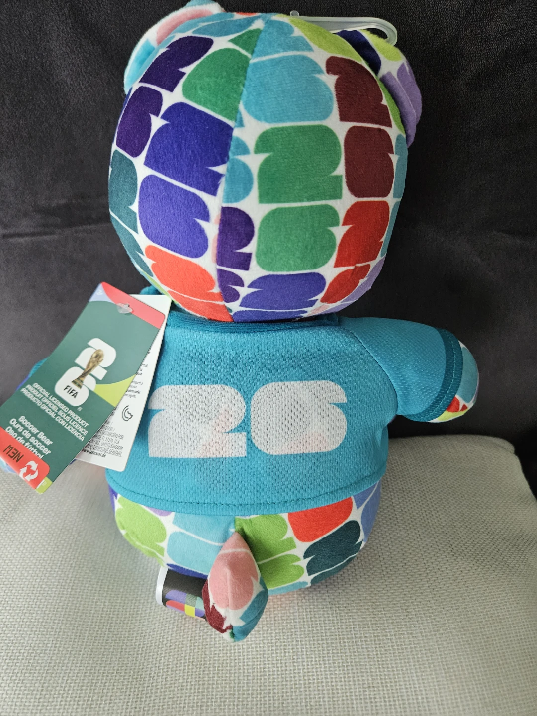 FIFA 2026 Soccer Bear Plush Toy - photo 2