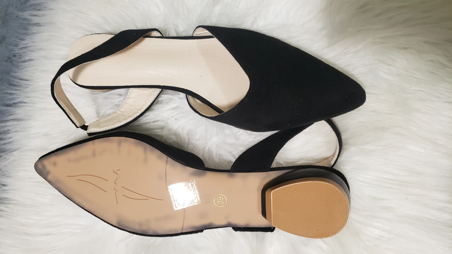 Brand new Women's Pointed Toe Sandals With Chunky Heel - photo 4