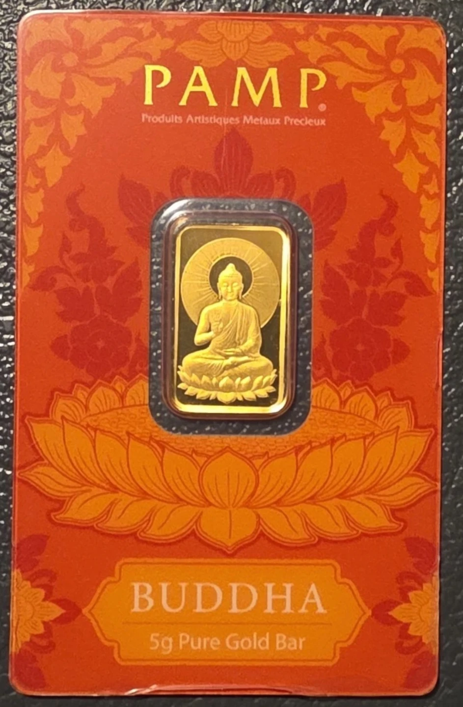 PAMP Buddha 5g Pure Gold Bar