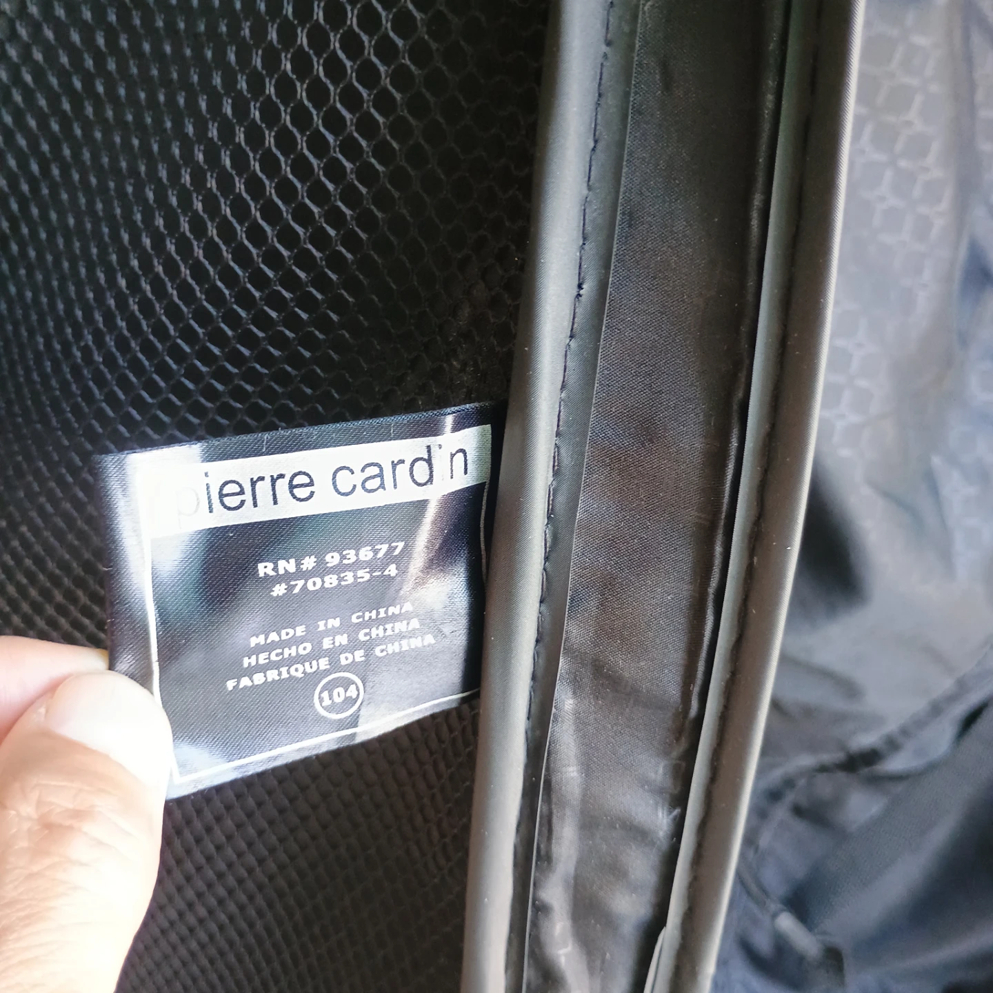 Pierre Cardin Black Rolling Suitcase - photo 2