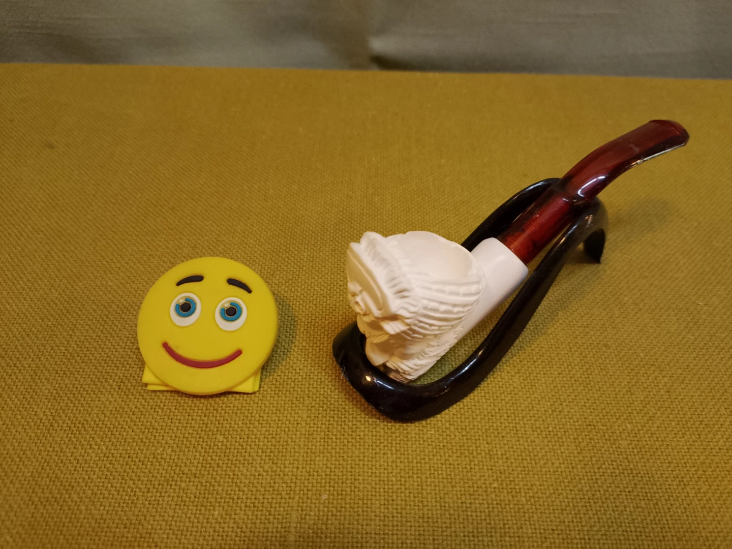 🆕 Face Carved - Mini Smoking Cigar Pipe 🆕 - photo 4
