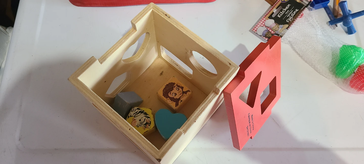 Wooden blocks and hole - photo 2