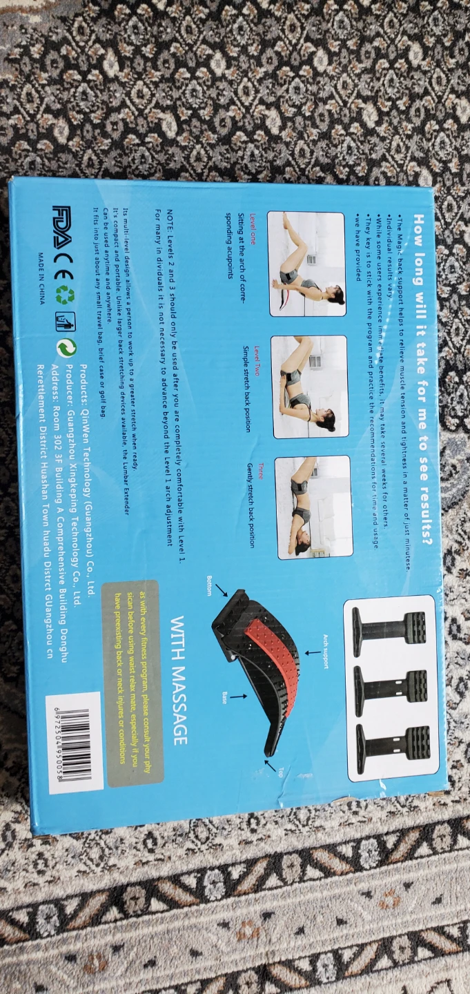 Waist Relax Mate Multi-level Back Stretching Device