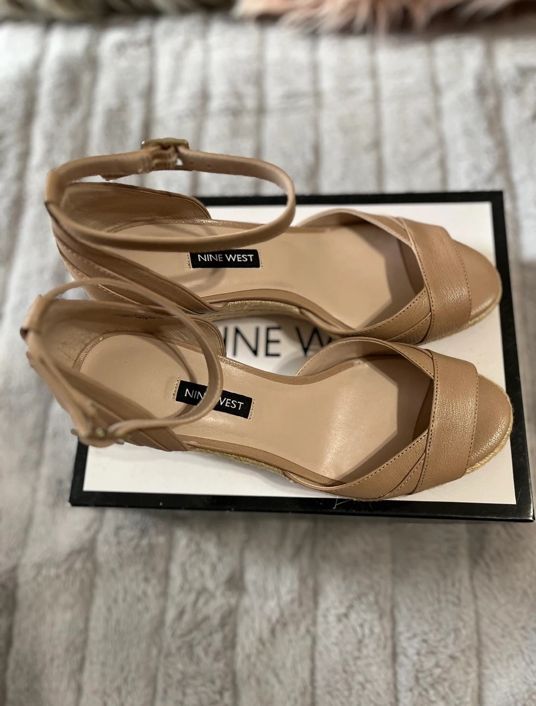 NEW Nine West Johanna Wedge Espadrille Sandals ⚽ - photo 3
