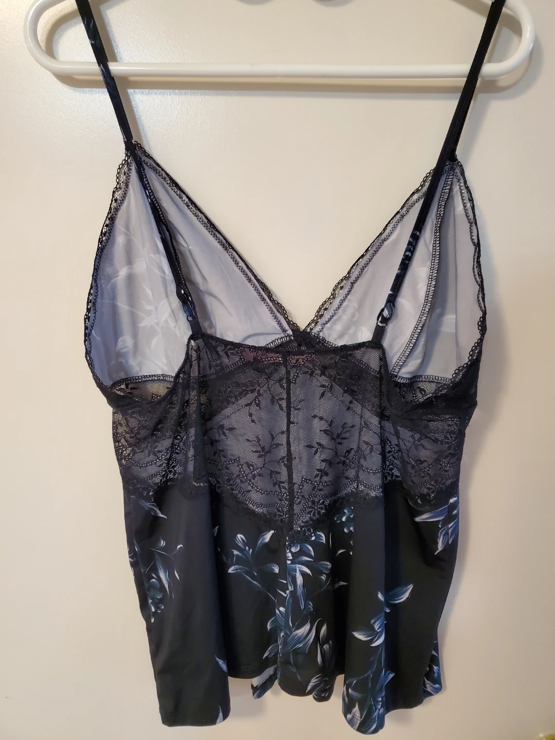 La Vie en Rose Black Floral Lace Cami - XL ⚽ - photo 3