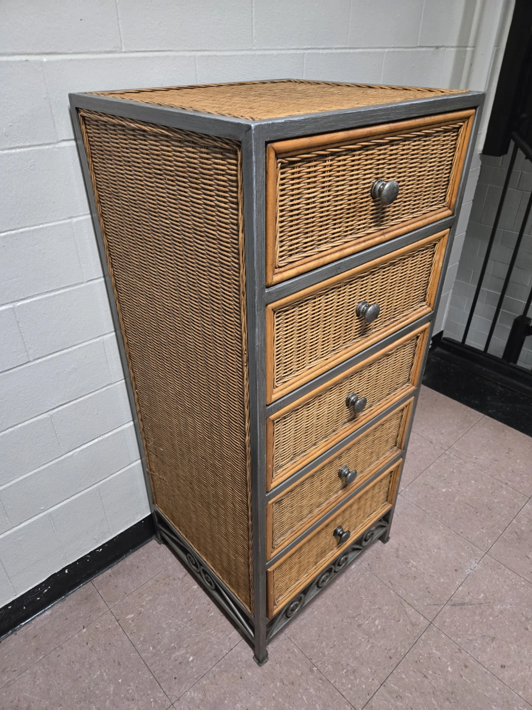 Pier 1 Imports Miranda 5-Drawer Wicker Lingerie Chest - photo 4