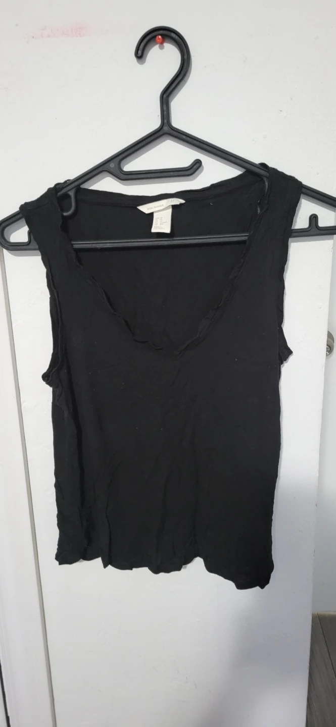 H&M Basic Black Tank Top⚽