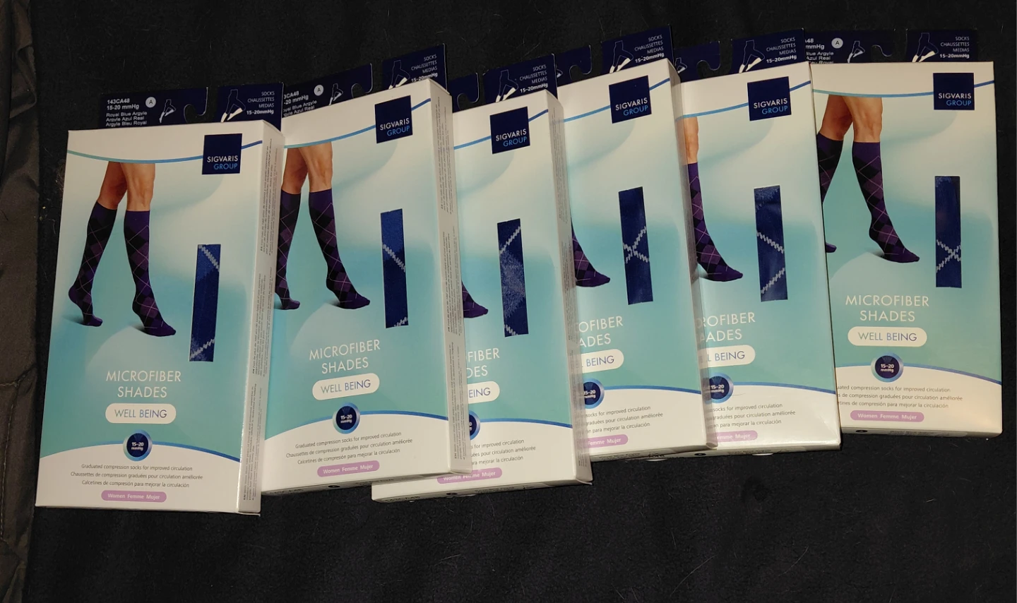 Sigvaris Women's Compression Socks Calf Length 15 20mmHg Size A - photo 2