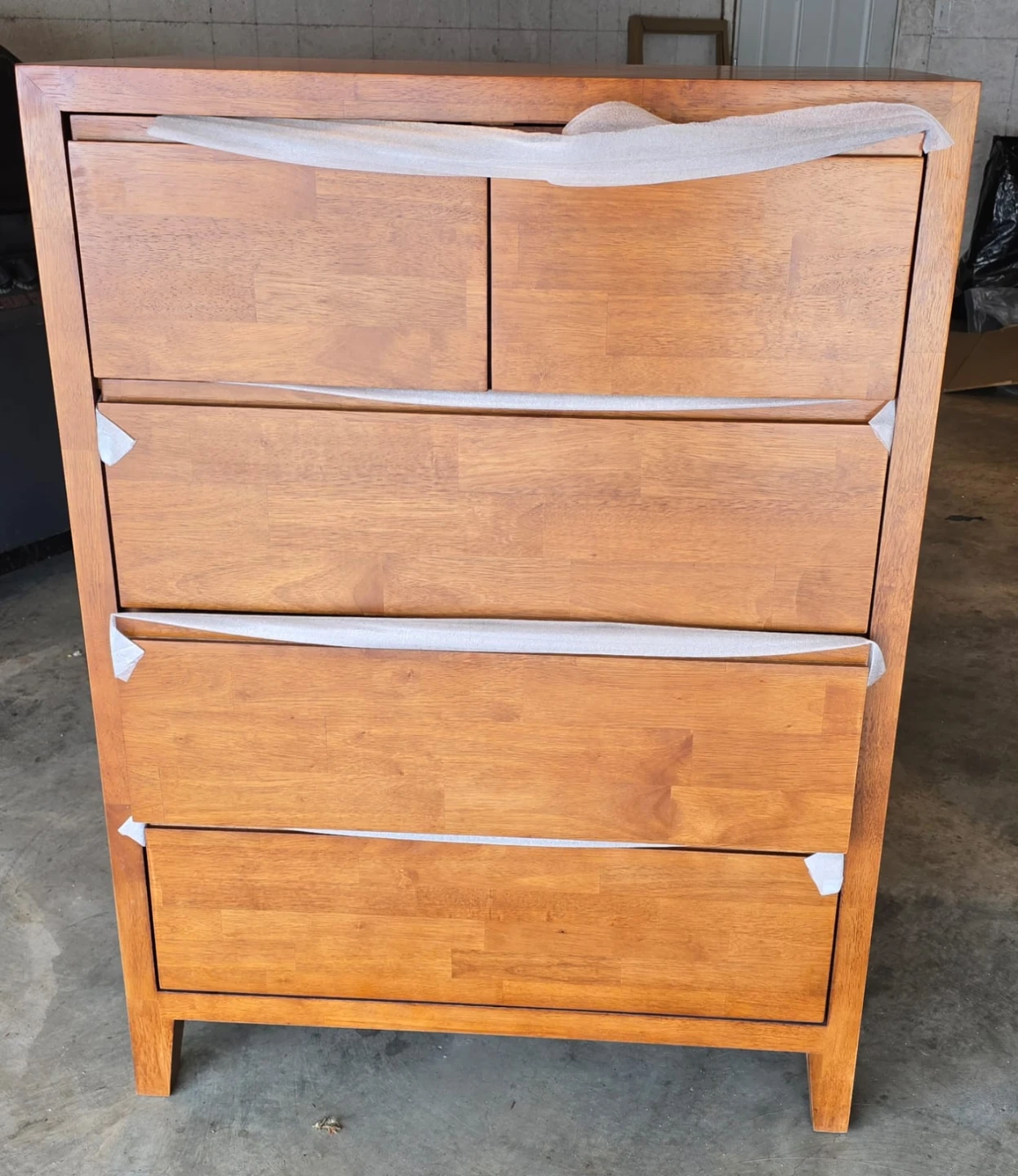 ​🪵 Solid Wood Mid-Century Highboy Dresser – FREE DELIVERY - photo 4