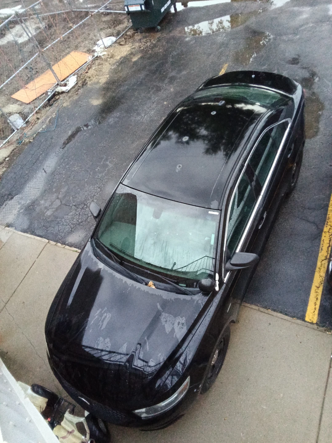 Black Sedan Police interceptor