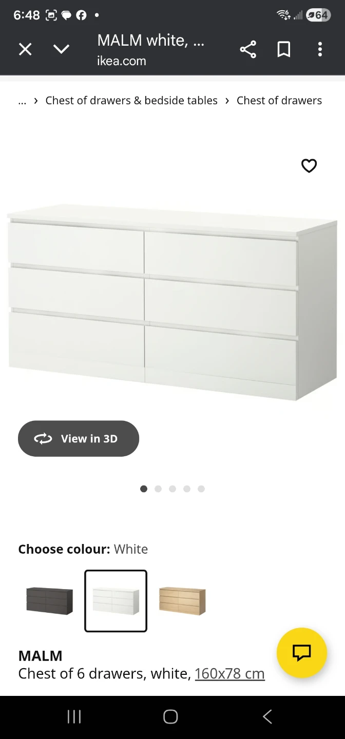 Brand new malm dresser - photo 2