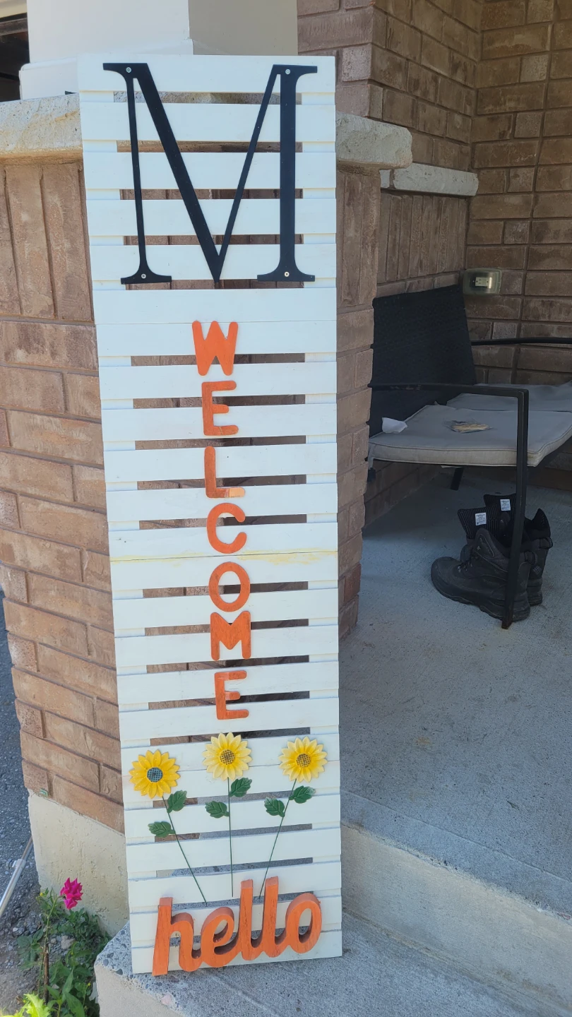 Welcome Hello Porch Sign