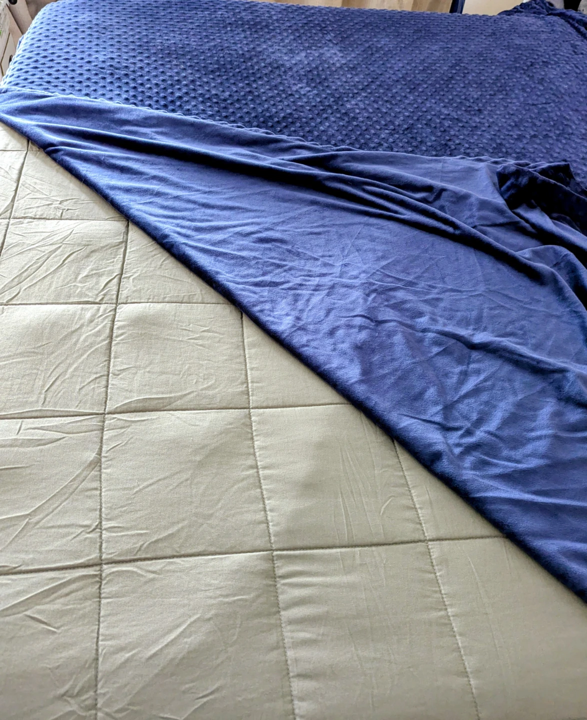 Weighted Blanket with Velvet Duvet