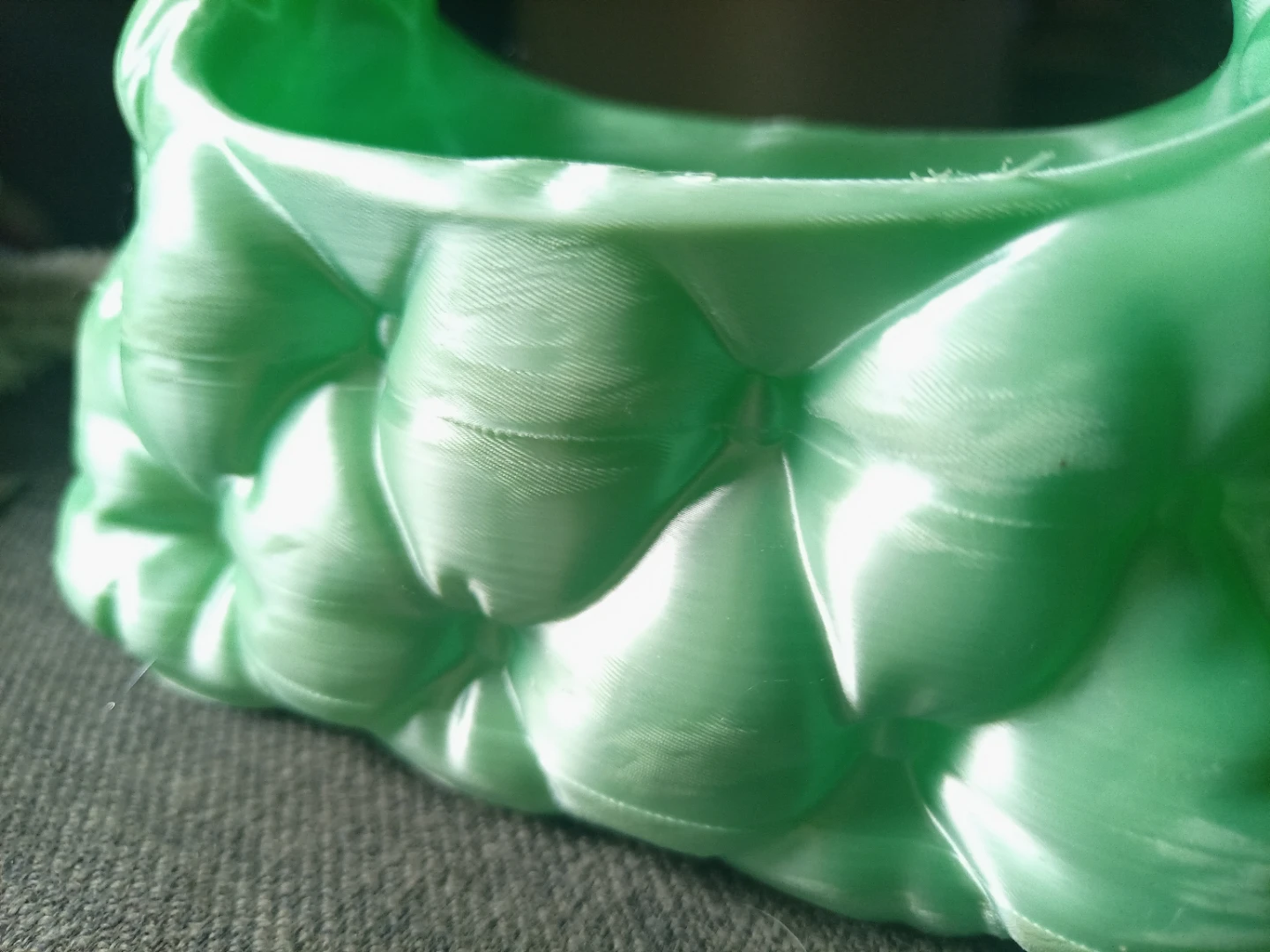 Mint Green Quilted Basket Purse see description - photo 3