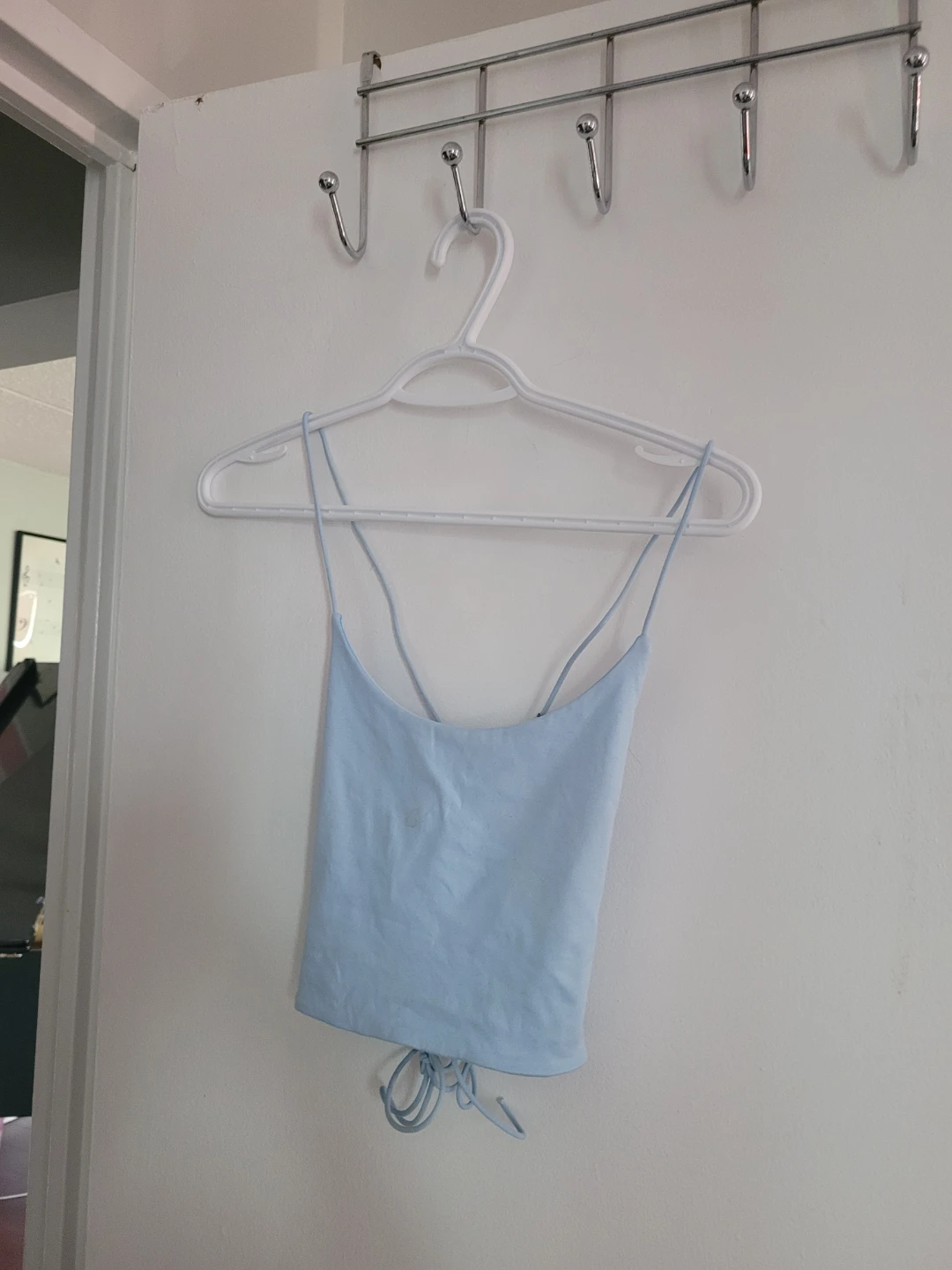 Light Blue Spaghetti Strap Top
