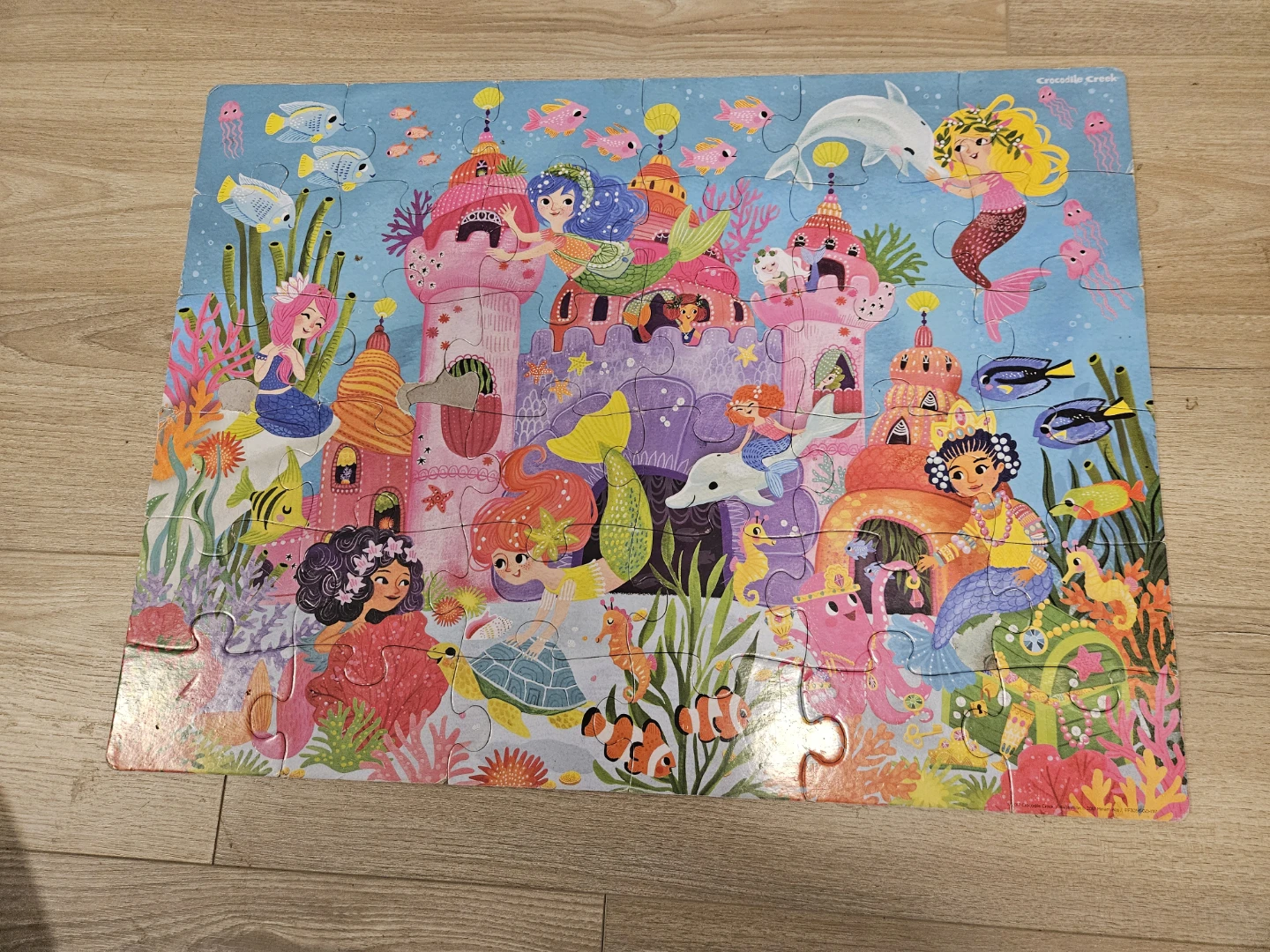 Crocodile Creek Mermaid Palace Floor Puzzle - photo 2