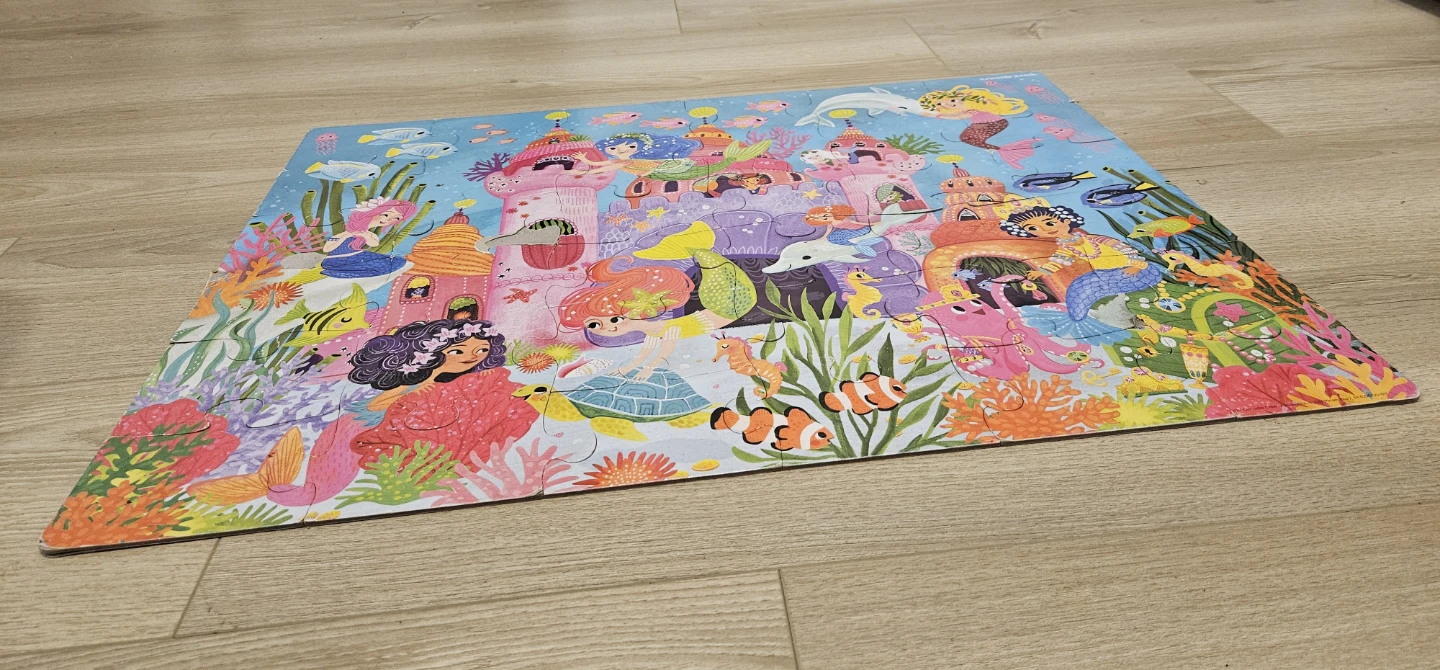 Crocodile Creek Mermaid Palace Floor Puzzle - photo 3