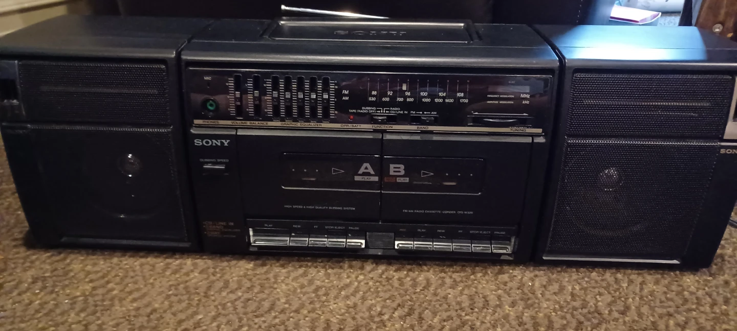 Vintage Sony boombox