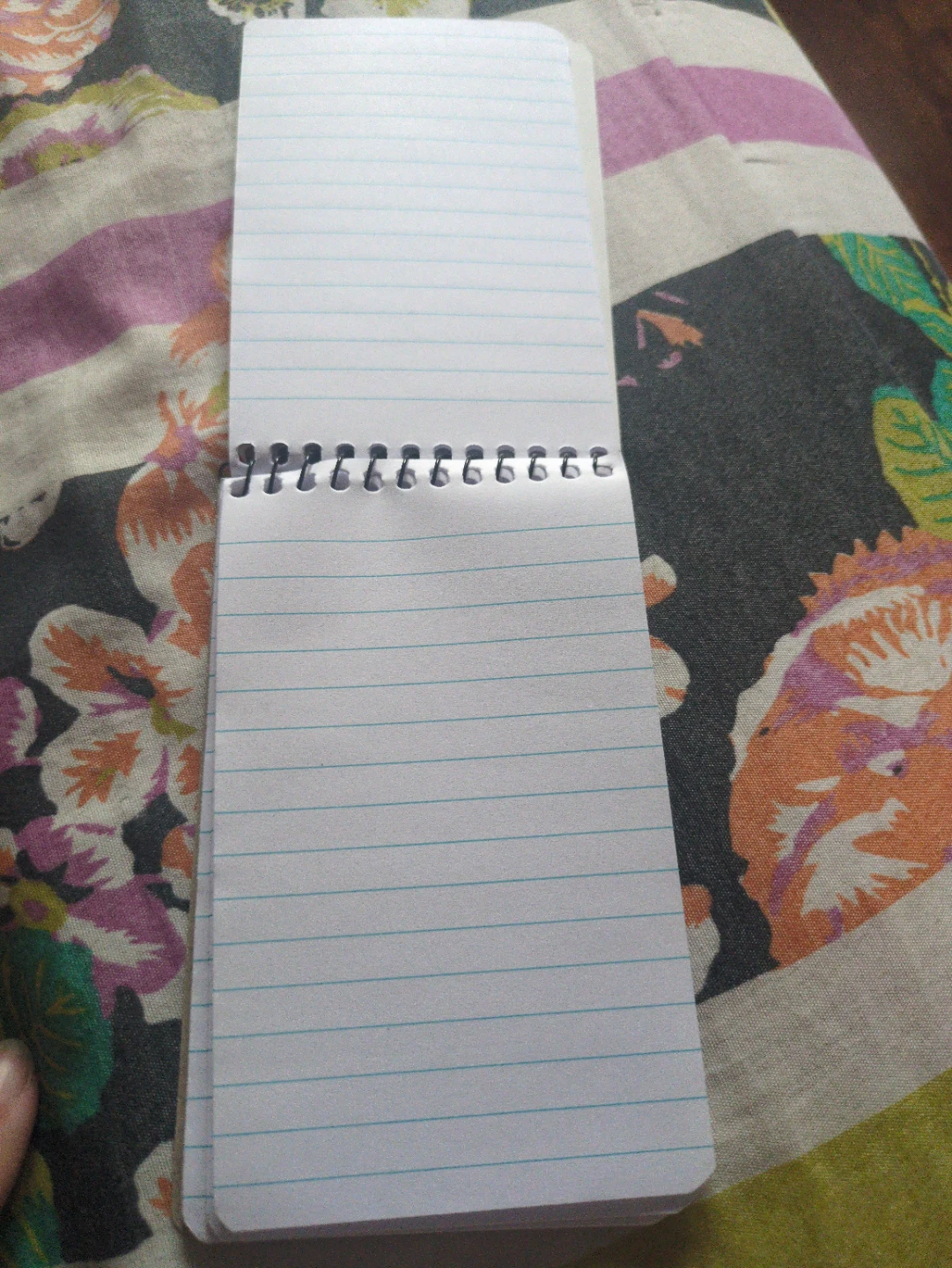 Blue Striped Memo Notebook⚽ - photo 2