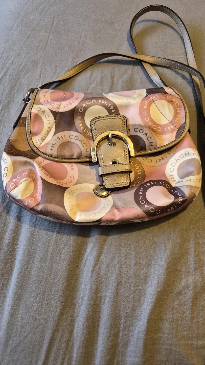 Coach Monogram Shoulder Bag