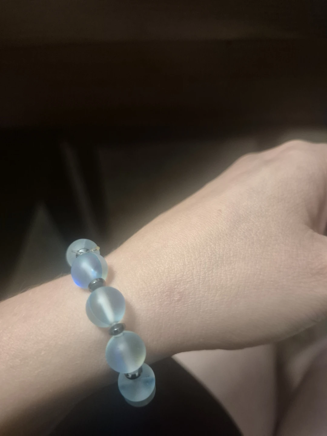 Blue Beaded Bracelet