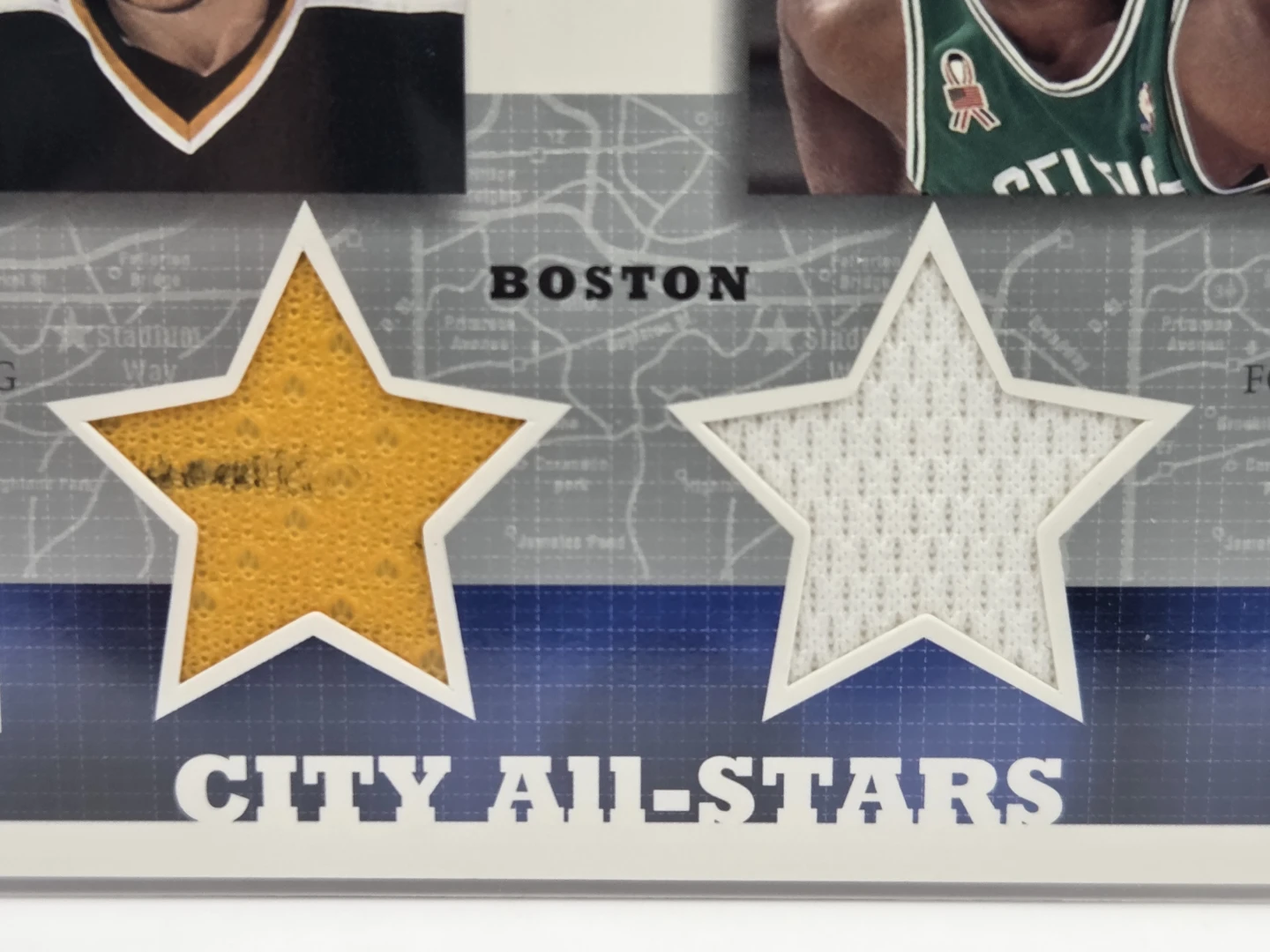 2002-03 UD Superstars City All-Stars Dual Jersey Card - photo 2