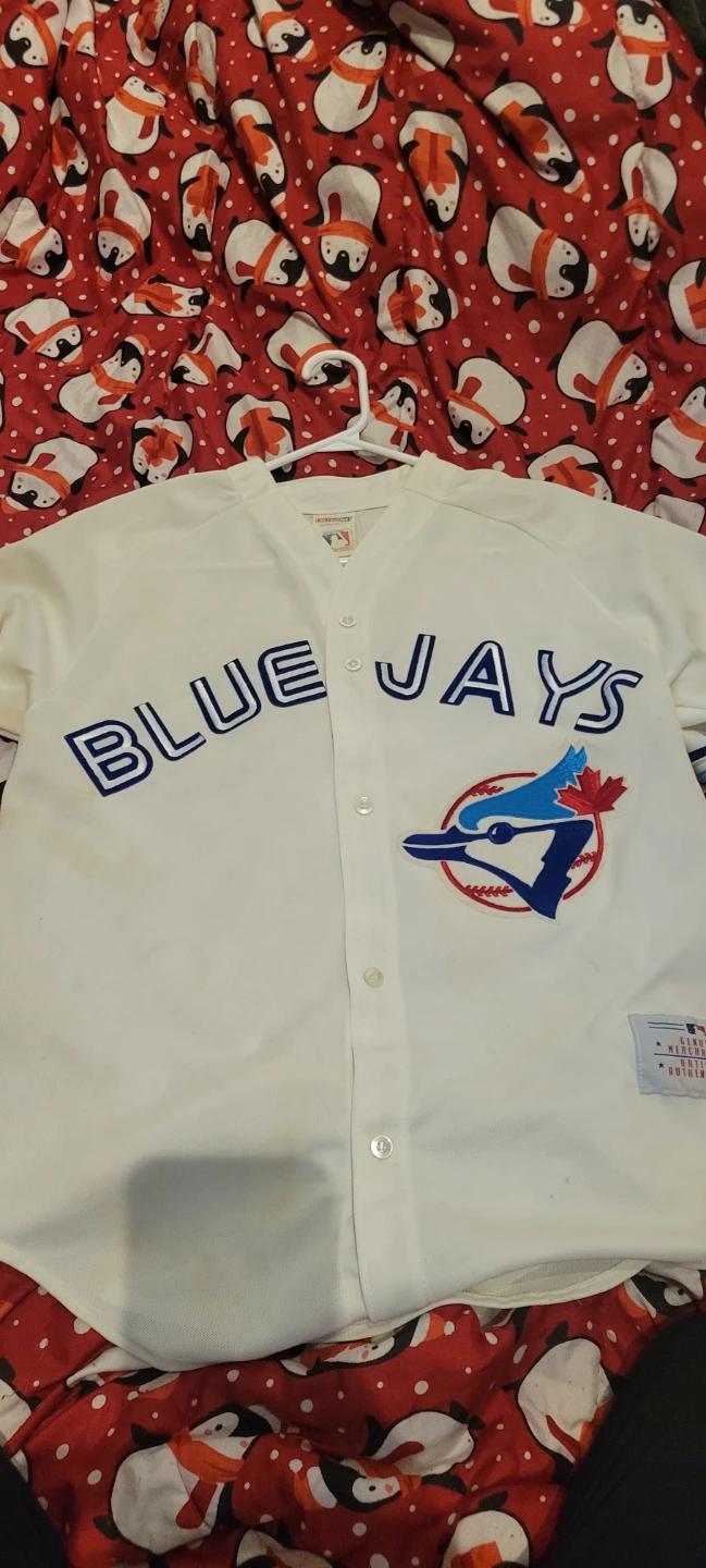 91-91 Majestic Toronto Blue Jays Baseball Jersey - photo 2