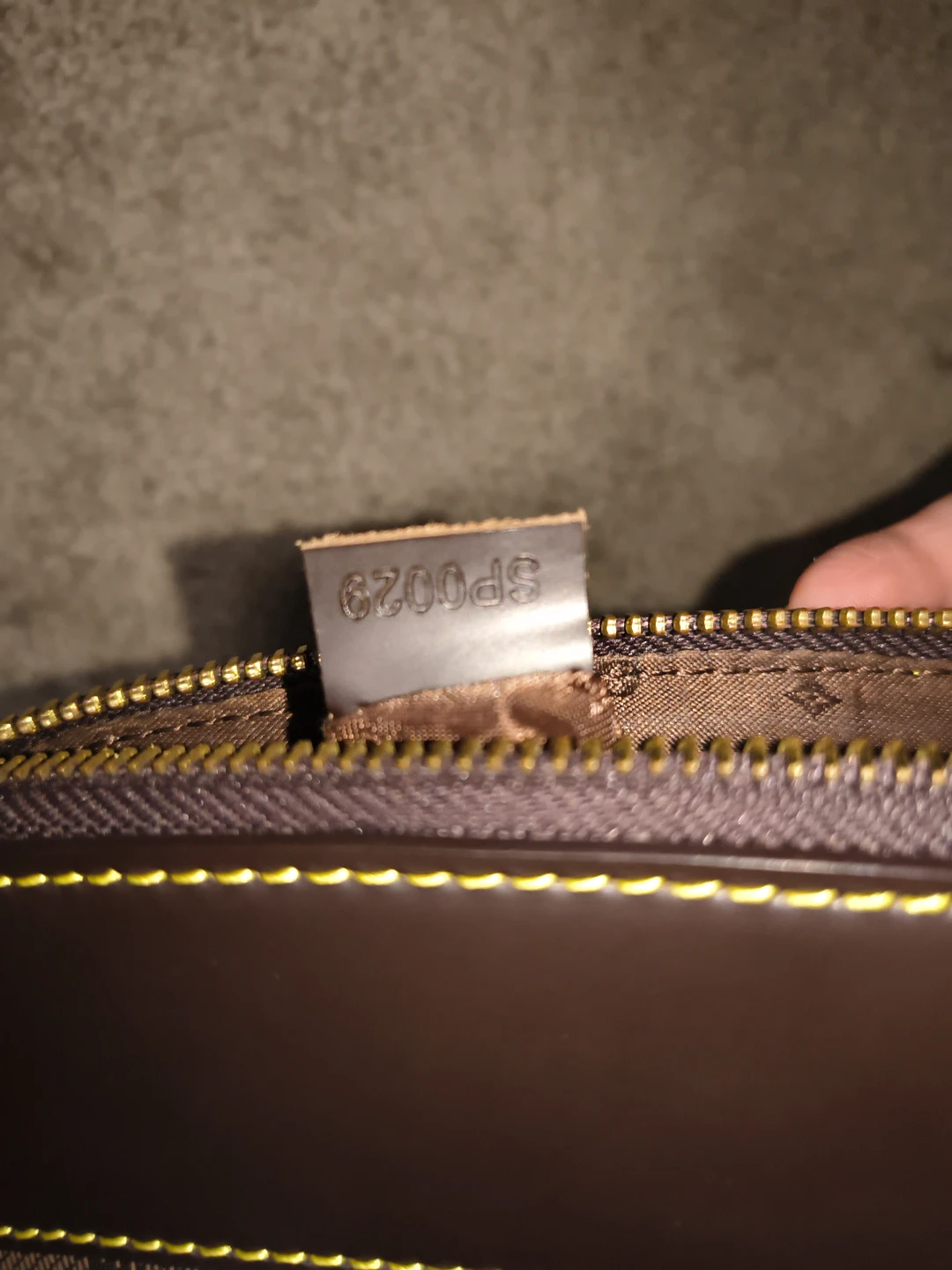 Louis Vuitton Damier Ebene Canvas Pouch - photo 2