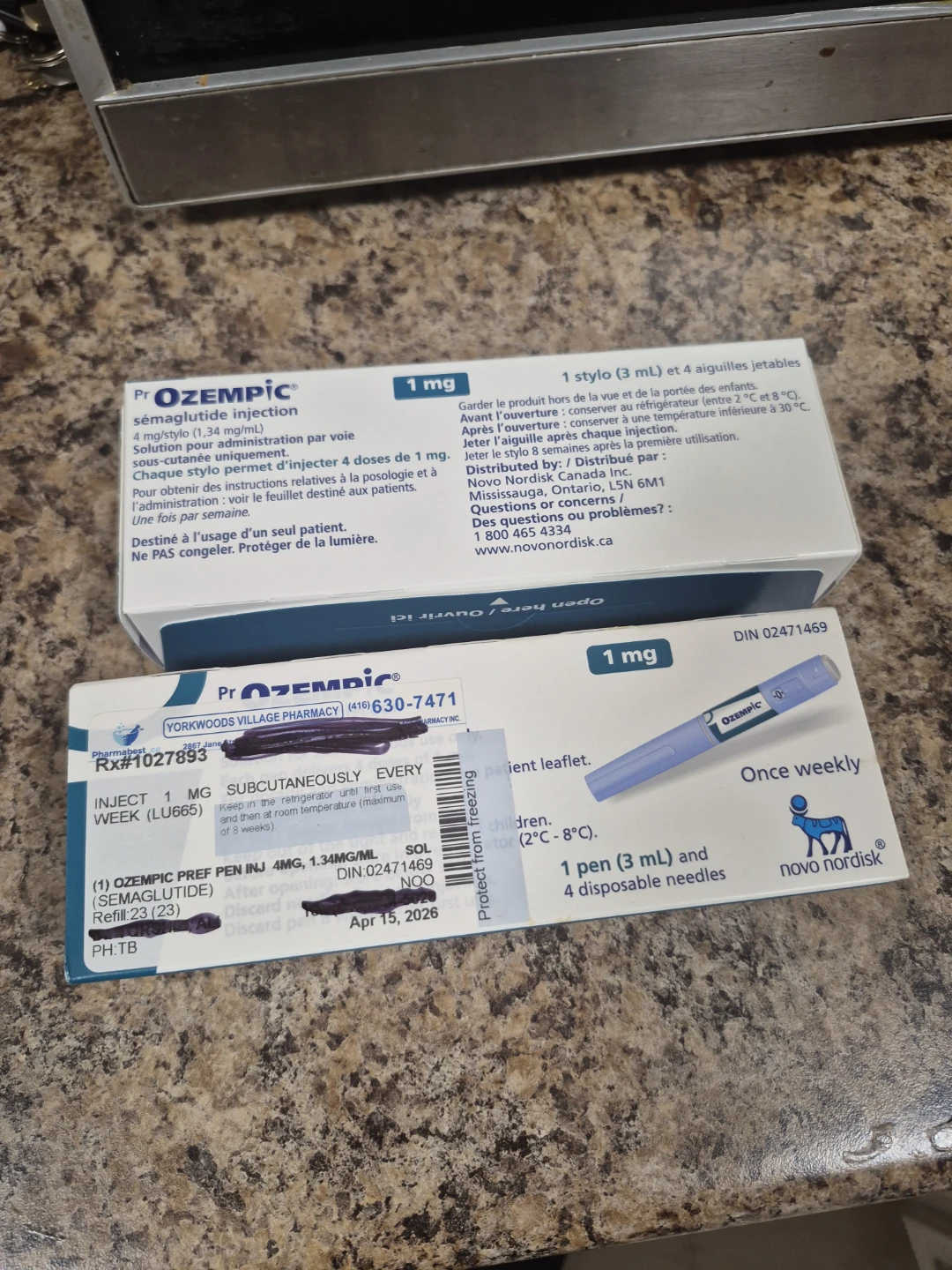 Ozempic 1 mg Semaglutide Injection Pen