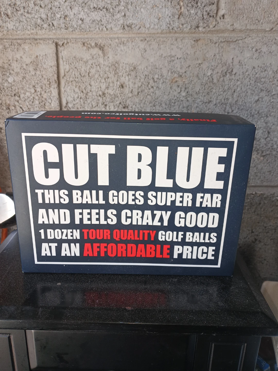 TaylorMade Burner  & Cut Blue Golf Balls ( 1Dozen each)