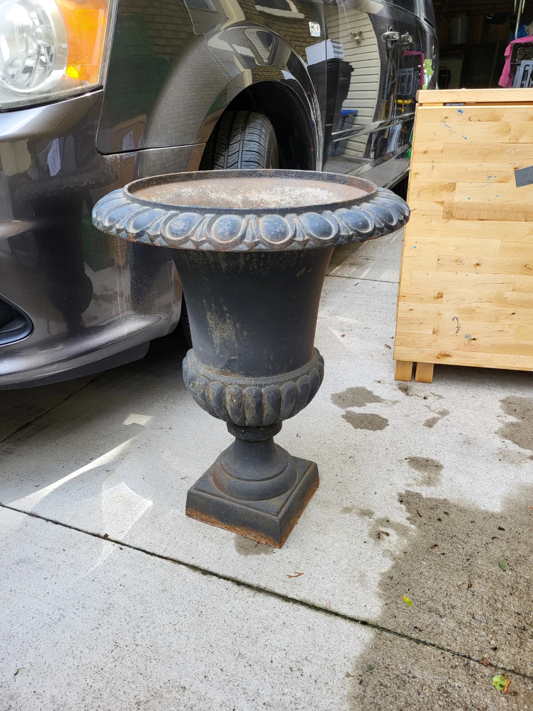 Cast Iron Urn Planter