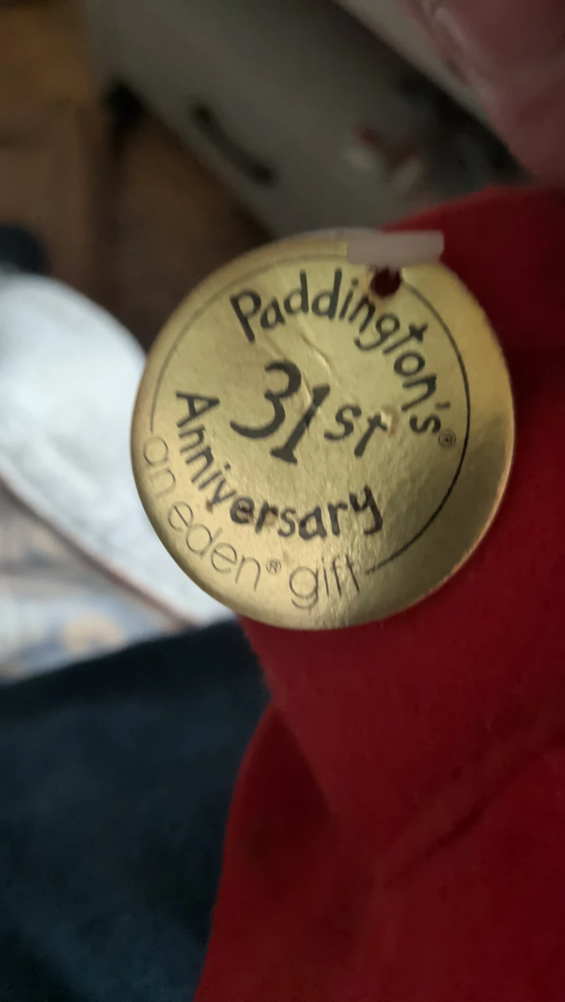 Paddington Bear ⚽⚽⚽⚽31st Anniversary Plush Toy - photo 3
