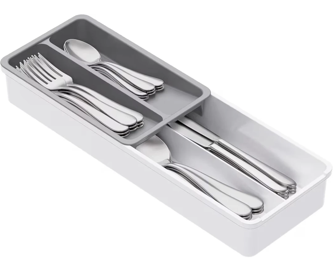 Two-Tier Cutlery Organizer for narrow drawer - photo 2